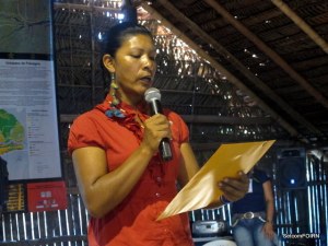 Presidente Ler a Carta para Prefeitos - Reivindicação do Movimento Indígena