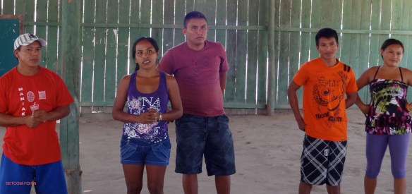 Diretoria da ACIR eleita na assembleia extraordinária realizada nos dias 14 a 16 de fevereiro em Cartucho, Médio Rio Negro.