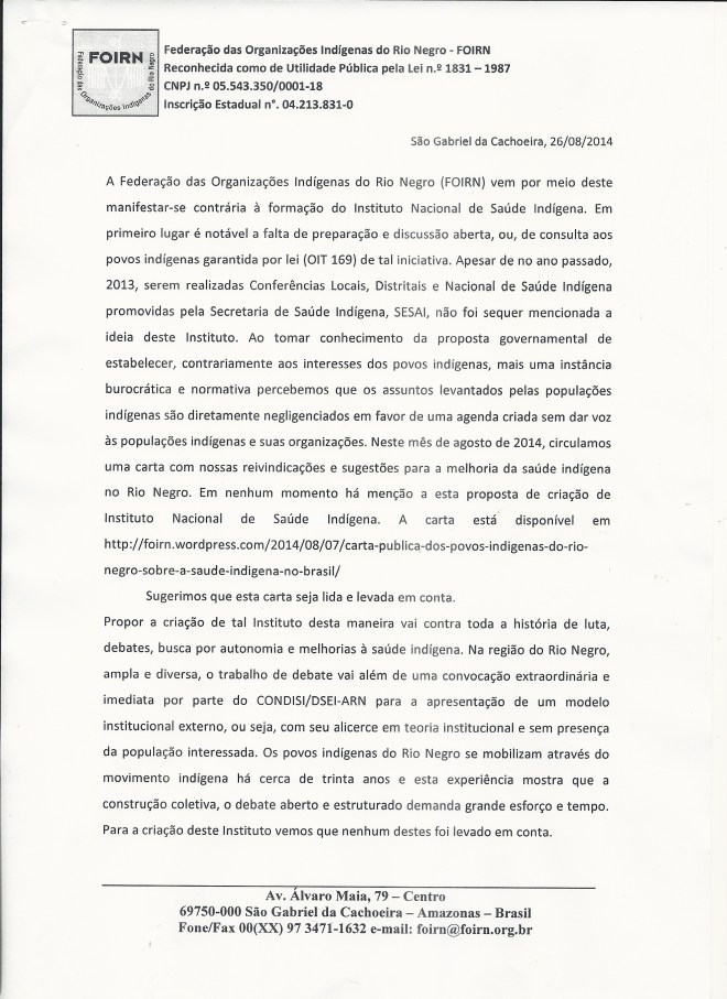 Instituto Nacional de Saude Indigena -1