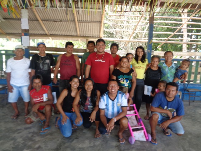 Comunidade Romão no Rio Aracá. Foto: Marivelton R. Barroso