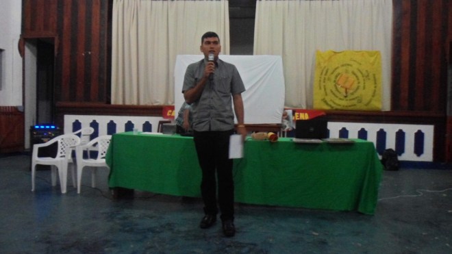 Instituições locais também foram convidados para participar da reunião. Na foto Presidente da Câmara Municipal de SGC. SETCOM/FOIRN