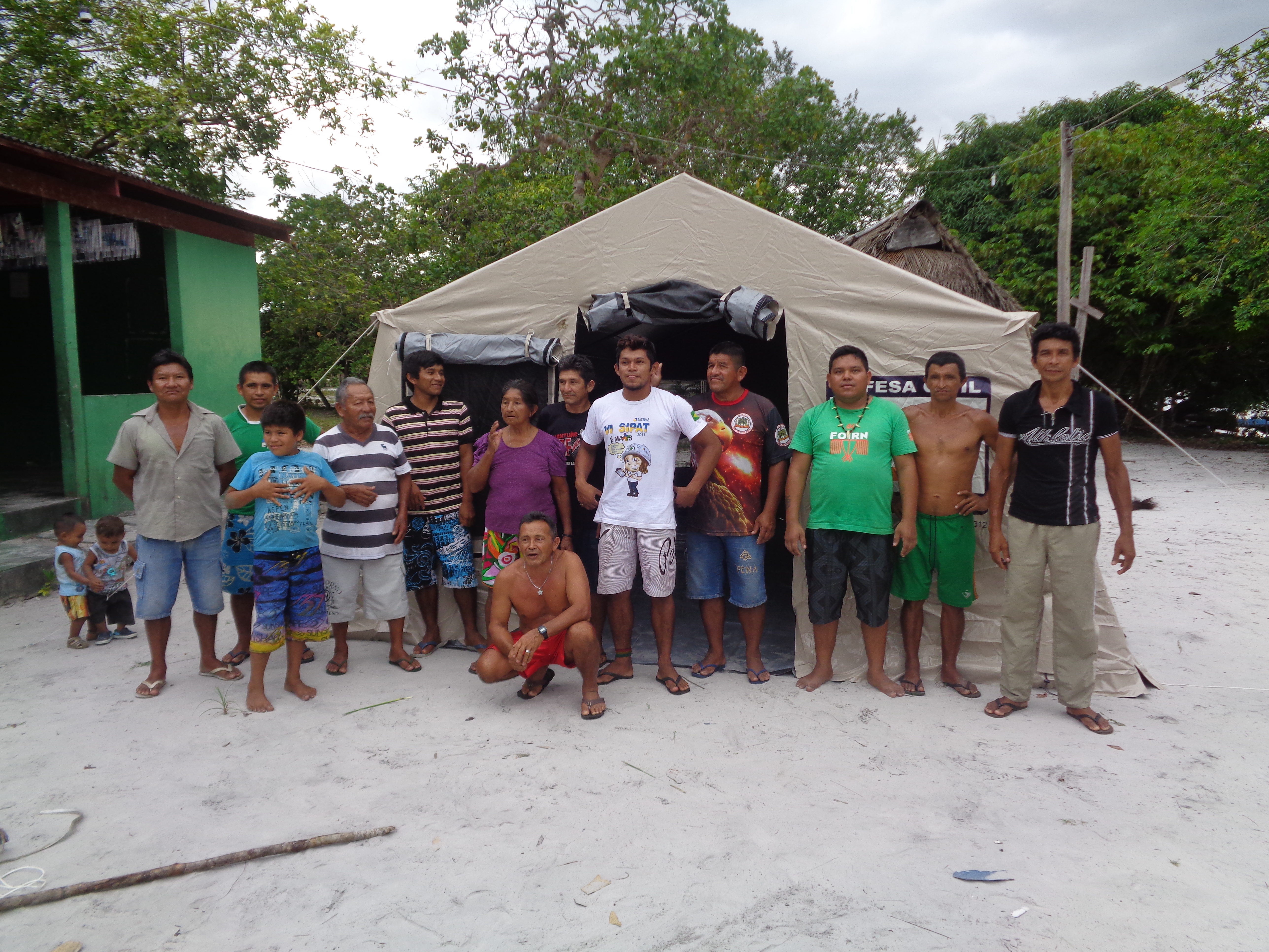 Entrega Barraca para atendimento de equipe de saúde - Campinas do Rio Preto