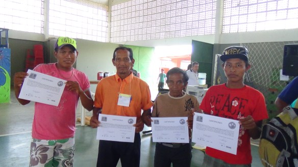 Participantes da conferência fazem