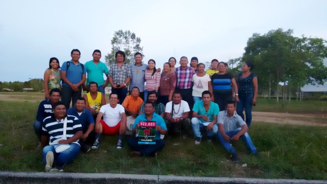 Participantes do Diálogo Intercultural dos Povos Indígenas da Amazônia.