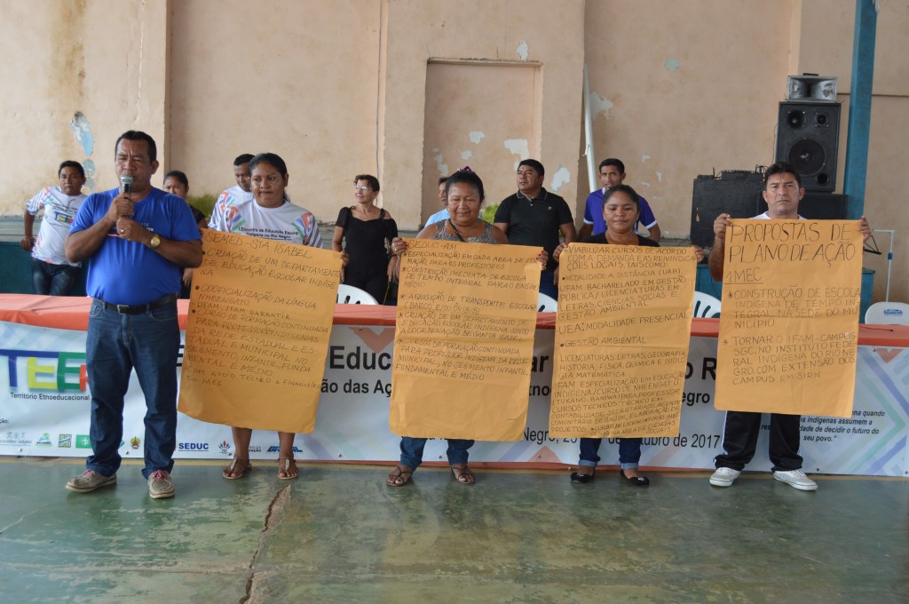 Documento final do I Encontro de Educação Escolar Indígena do Rio&nbsp;Negro