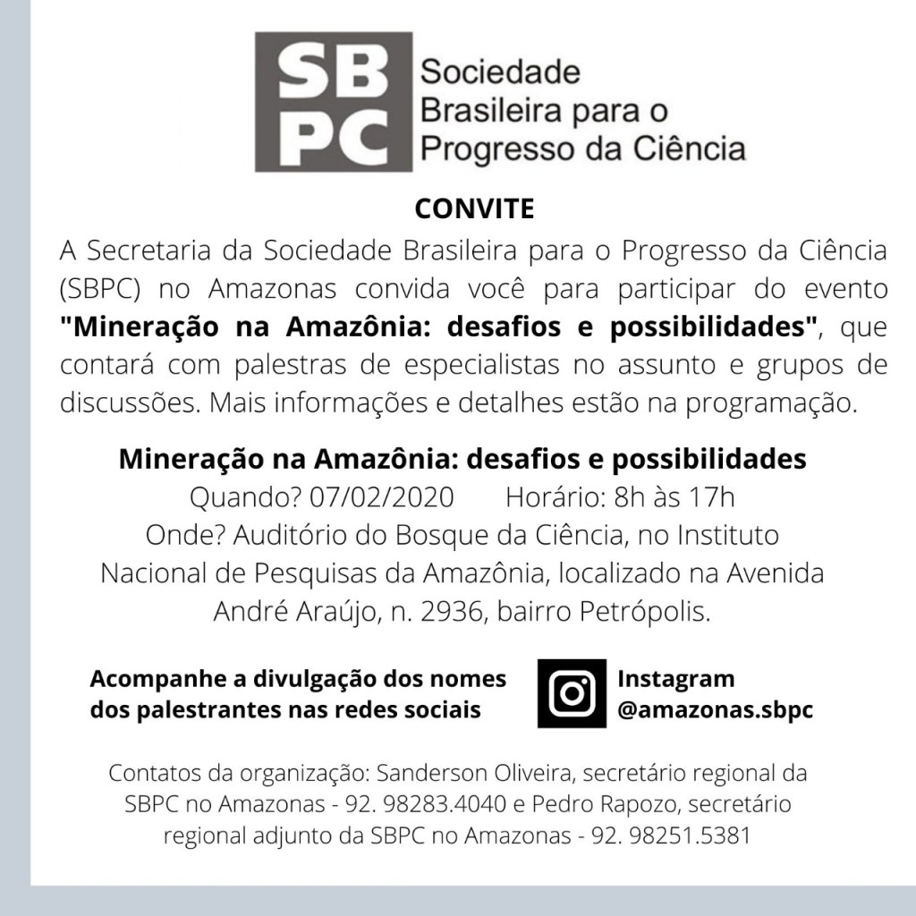 Nota da FOIRN para a Sociedade Brasileira para o Progresso da Ciência&nbsp;(SBPC)