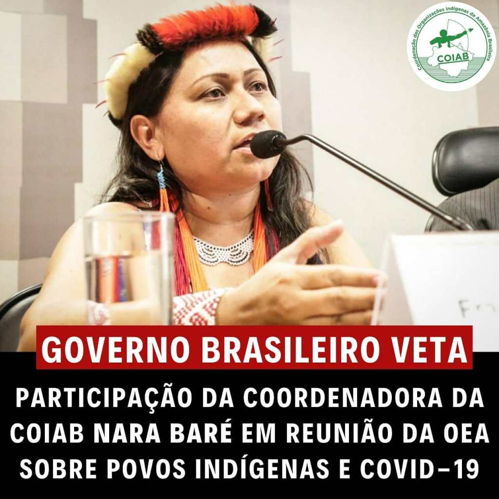 Nota de Repúdio sobre veto à participação da COIAB em reunião da&nbsp;OEA