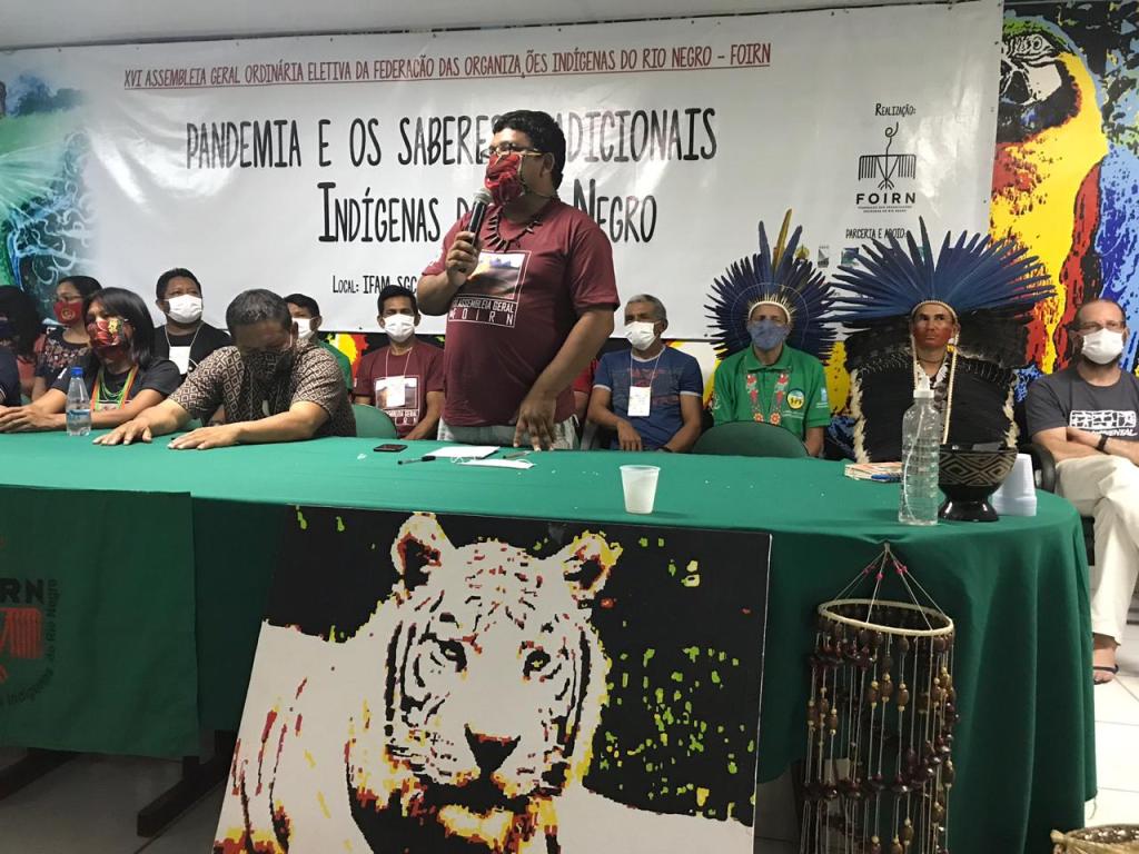 Eleição na FOIRN: presidente Marivelton Baré e vice Nildo Fontes Tukano são reeleitos para gestão 2021-2024