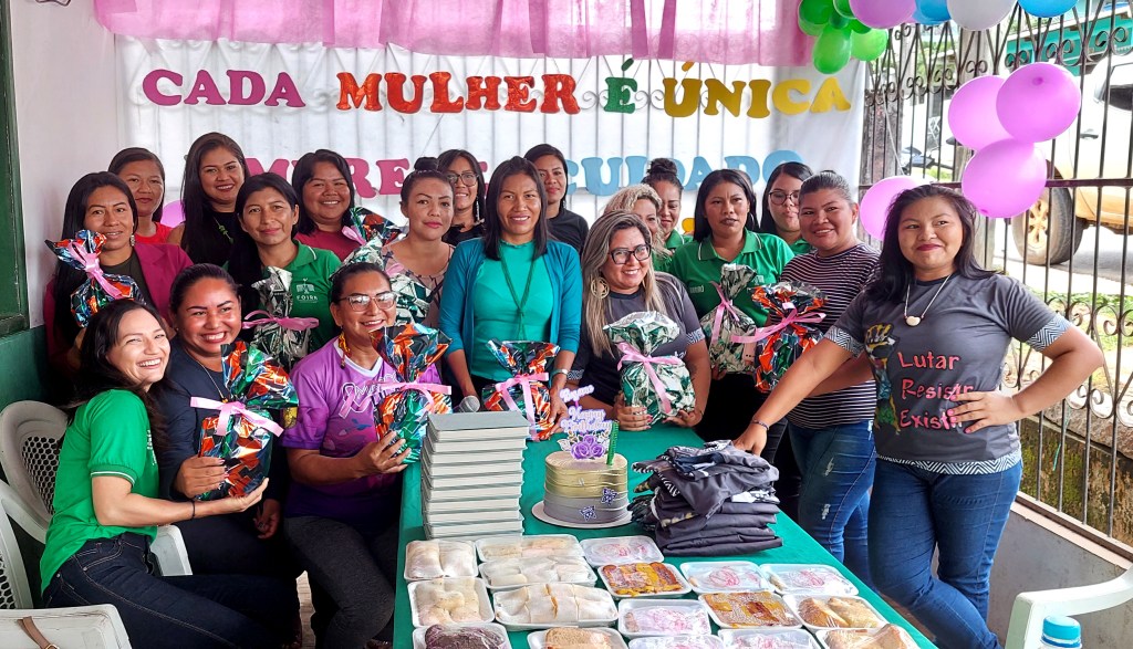 Foirn promove ato simbólico para reafirmar a luta das mulheres indígenas contra a&nbsp;violência