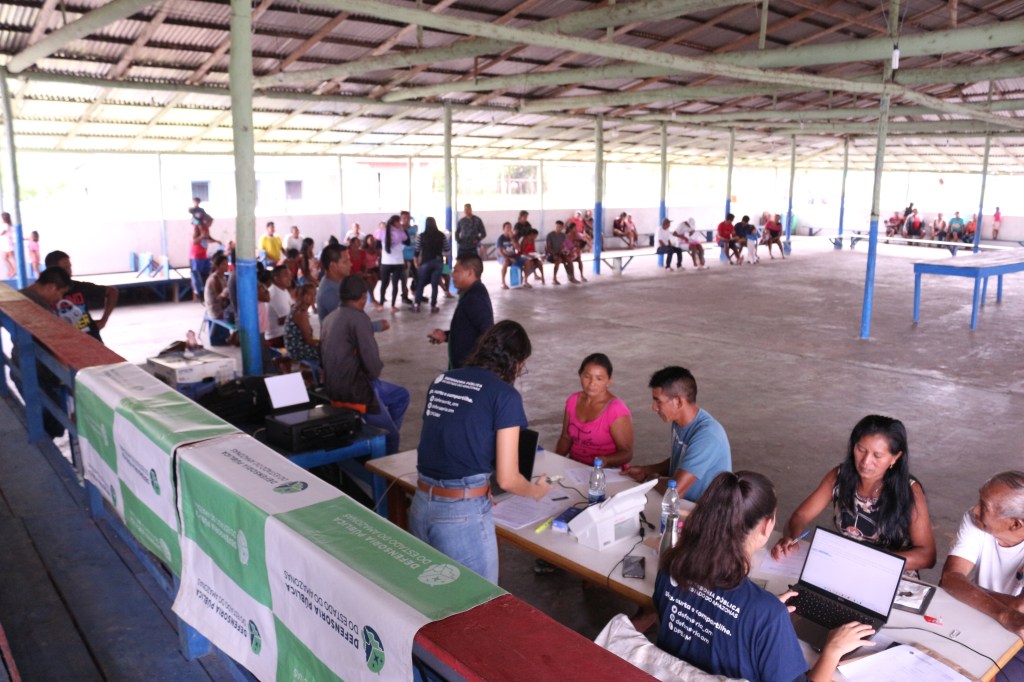 AÇÃO EM COMEMORAÇÃO AO “DIA DO DEFENSOR PÚBLICO” NA COMUNIDADE BOA VISTA FOZ DO RIO&nbsp;IÇANA￼