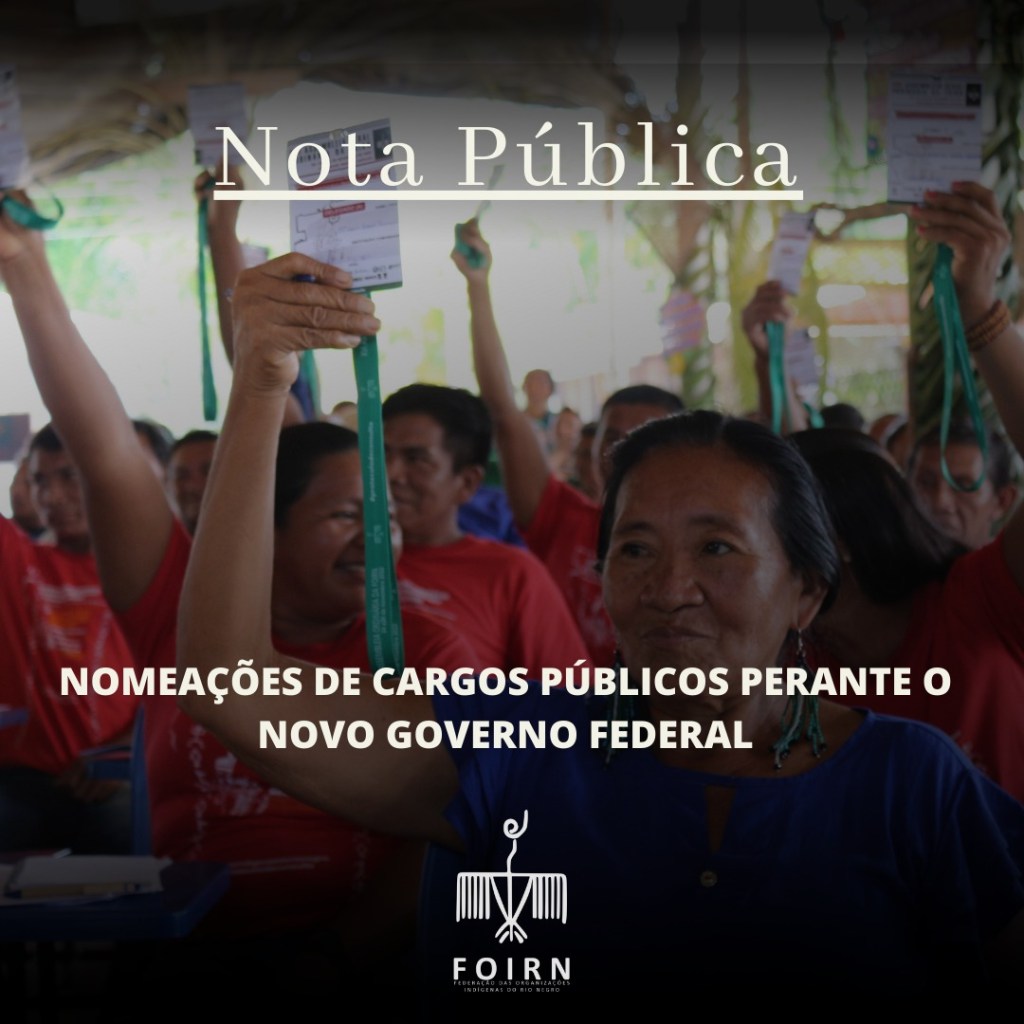 NOMEAÇÕES DE CARGOS PÚBLICOS PERANTE O NOVO GOVERNO&nbsp;FEDERAL