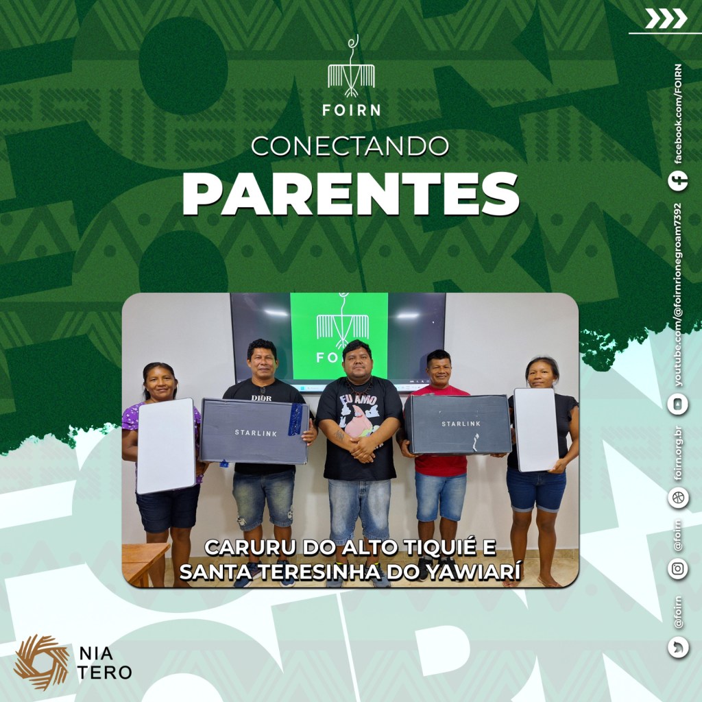 Foirn Conectando Parentes! Implementação do PGTA na região do Baixo Waupés, Tiquié e&nbsp;Afluentes